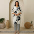 Digital Print Viscose Crepe Fabric - F5169